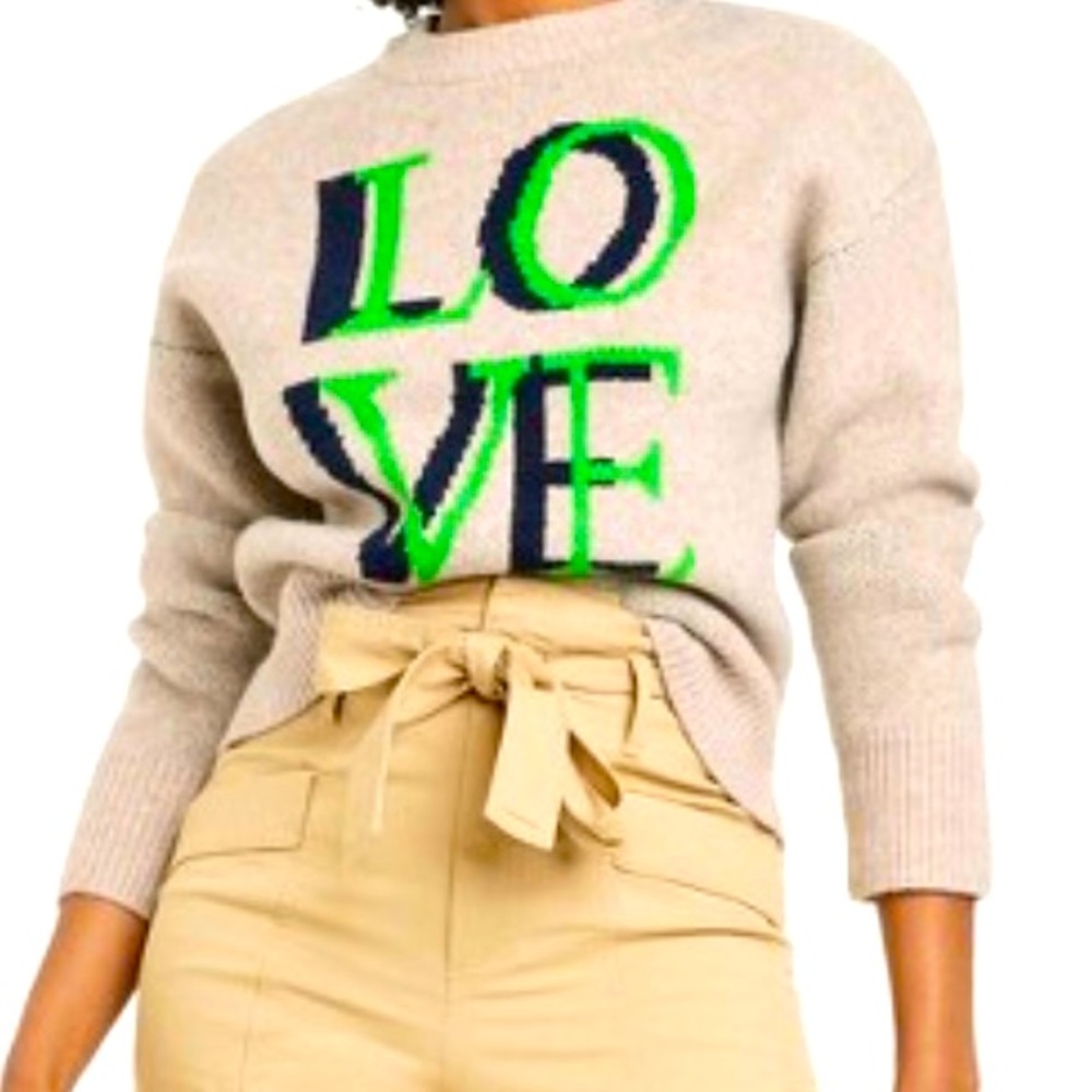A new day brand crew neck Love sweater size M